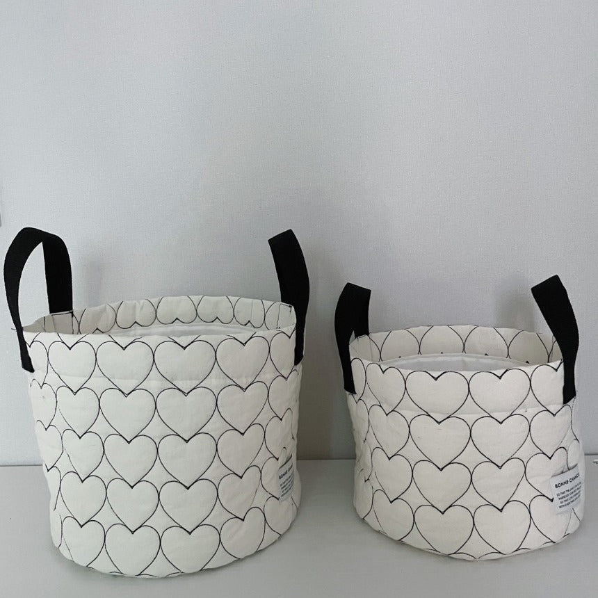 Vielseitiger Korb mit Herzmotiv – Bild 2 | LuxeStyle