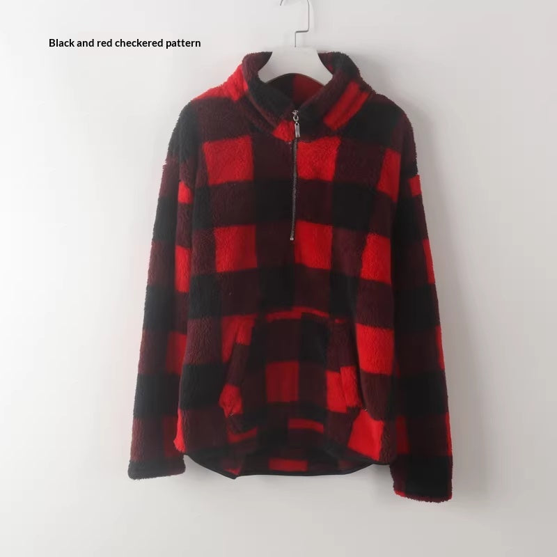 Gefütterter Coral Fleece Loungewear-Hoodie