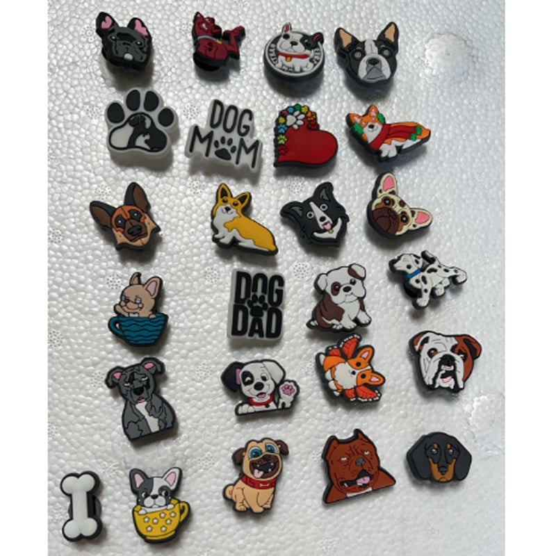 25er-Set Hunde-Schuh-Charms