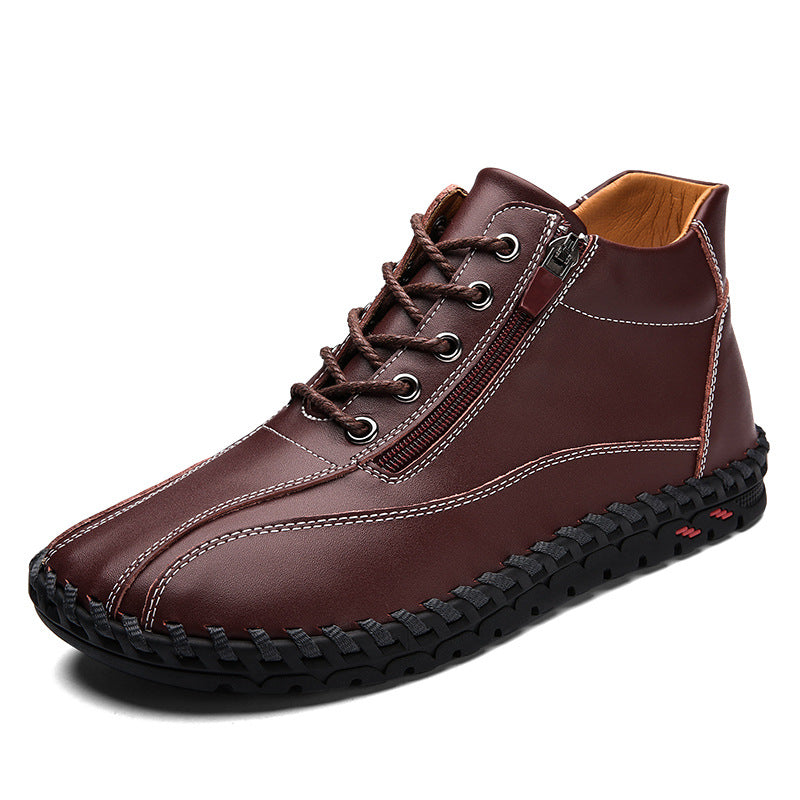 Mid-Top Casual-Schuhe mit Reissverschluss – Bild 7 | LuxeStyle