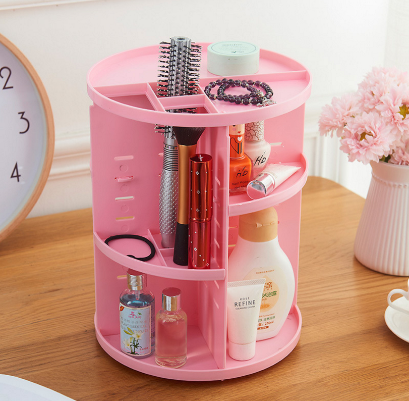 360° drehbarer Make-up Organizer aus Acryl – Bild 4 | LuxeStyle