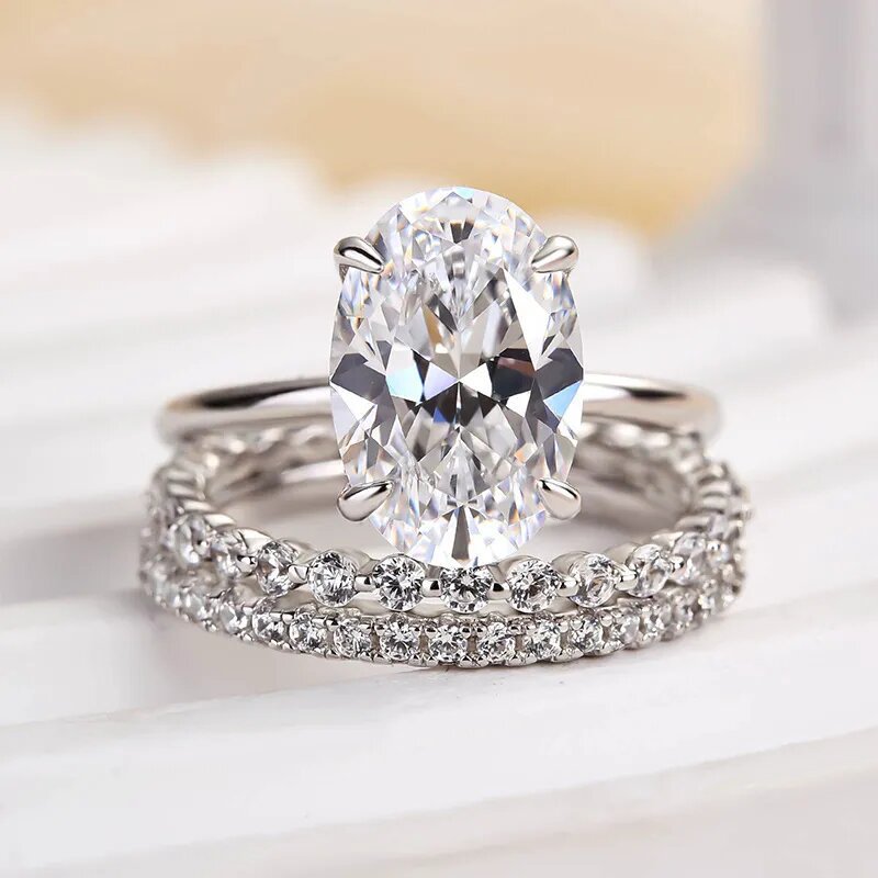 Geometrisches Ring-Set für Frauen – Bild 2 | LuxeStyle