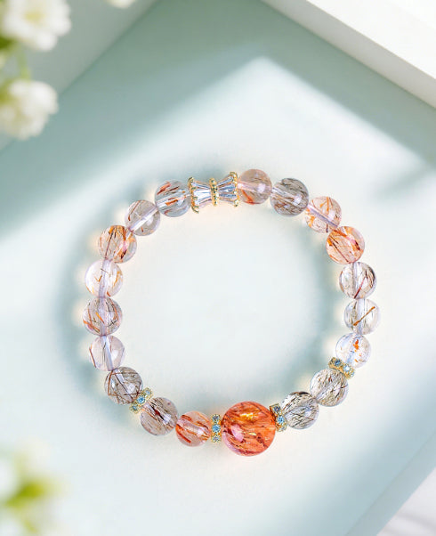 Armband mit Super Seven Kristallperlen – Bild 4 | LuxeStyle