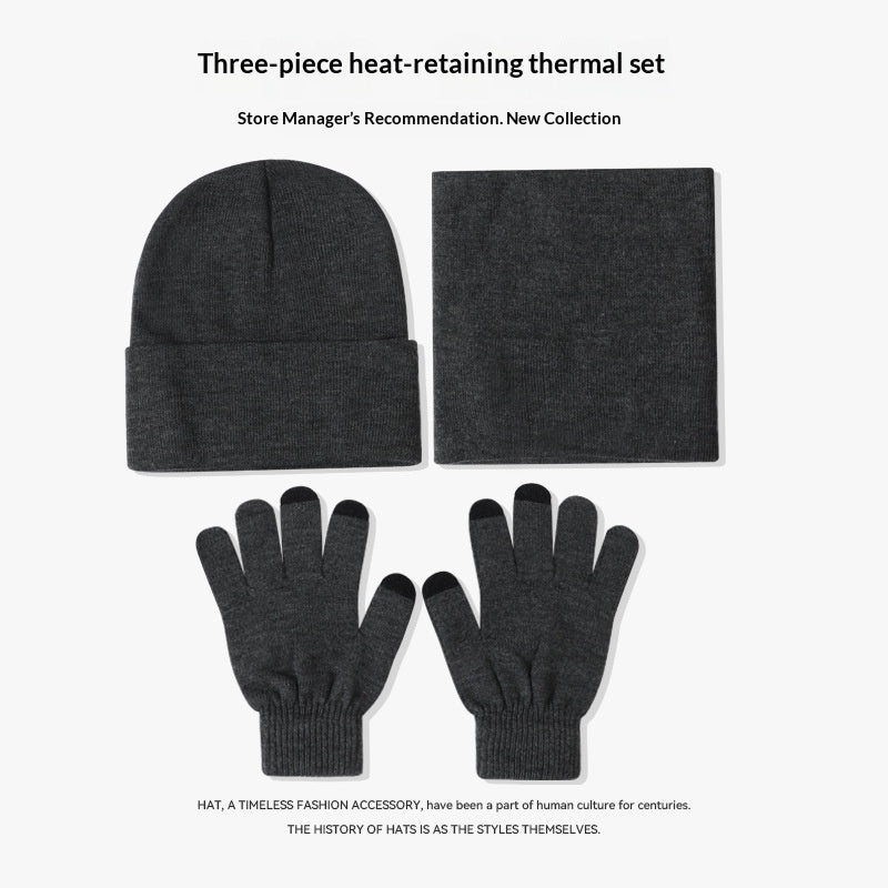 Dreiteiliges Winter-Set: Mütze, Schal, Handschuhe – Bild 4 | LuxeStyle
