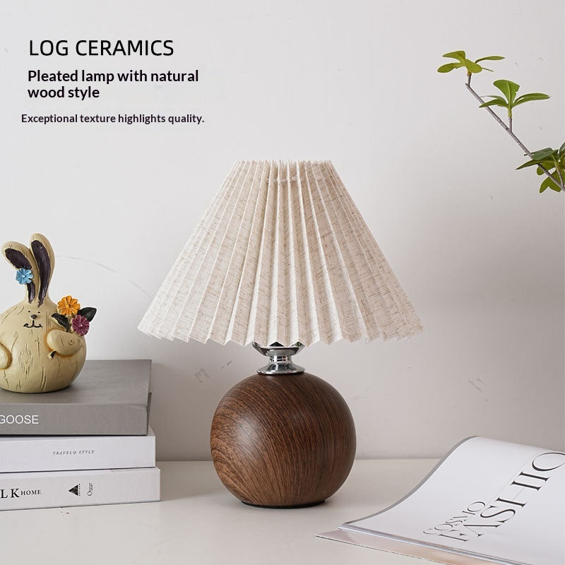 Tischlampe mit Stoffkordel und Keramikfuss – Bild 2 | LuxeStyle