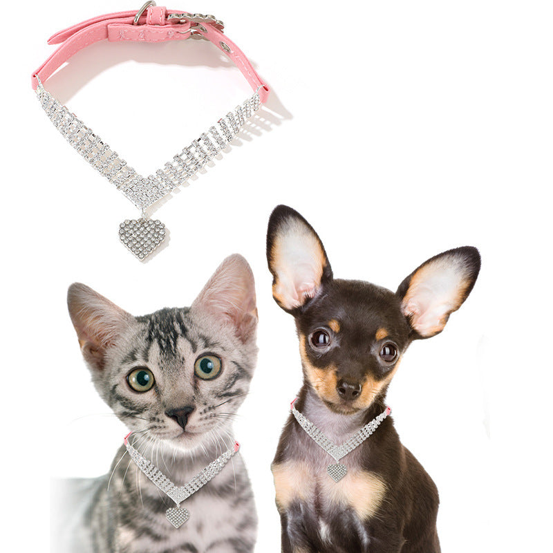 Halsband und Leine – Polyester, einfarbig – Bild 3 | LuxeStyle
