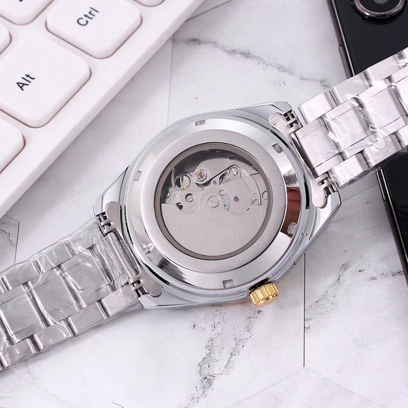 Mechanische Armbanduhr mit Stahlband | LuxeStyle
