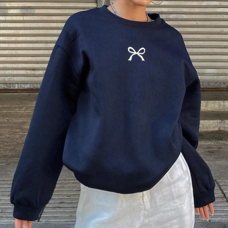 Damen bedrucktes Freizeit-Sweatshirt