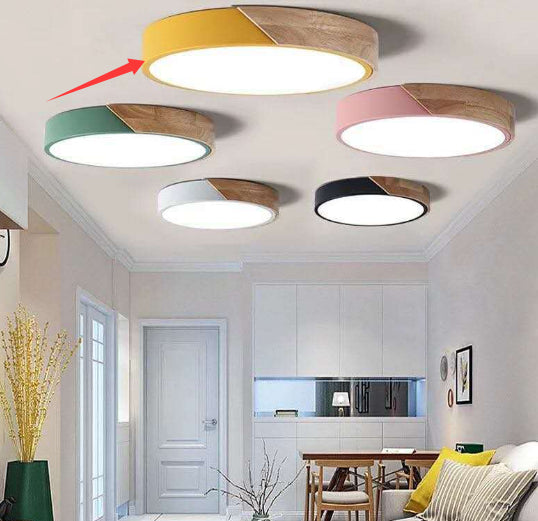 Nordic Macaroon Tischlampe rund