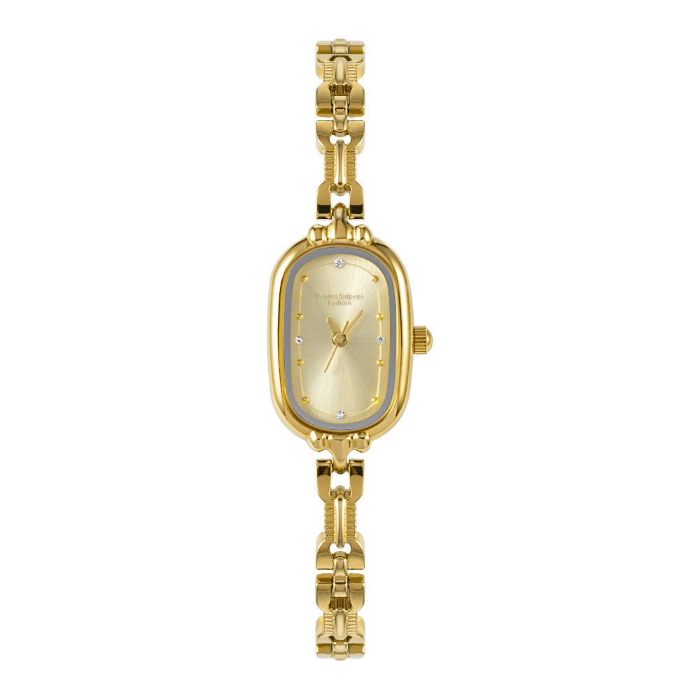 Ei-förmige Armbanduhr für Damen