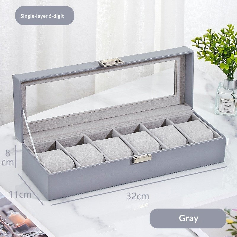 Uhrenbox mit Sichtfenster im europäischen Stil – Bild 3 | LuxeStyle