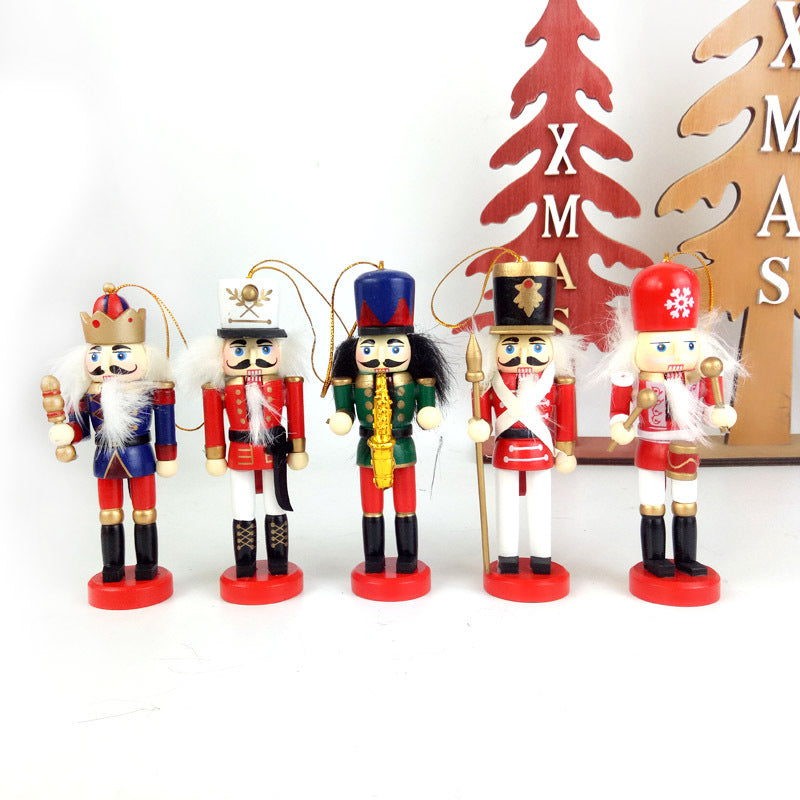 Weihnachts-Nussknacker aus Holz, 12 cm – Bild 5 | LuxeStyle