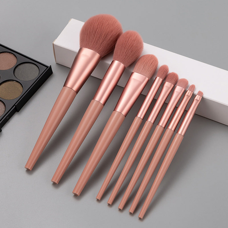 Make-up Pinsel-Set, 8 Stück, Kunststoffgriff – Bild 2 | LuxeStyle