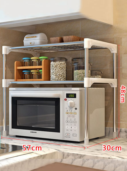 Mikrowellenregal mit 2 oder 3 Etagen – Bild 4 | LuxeStyle