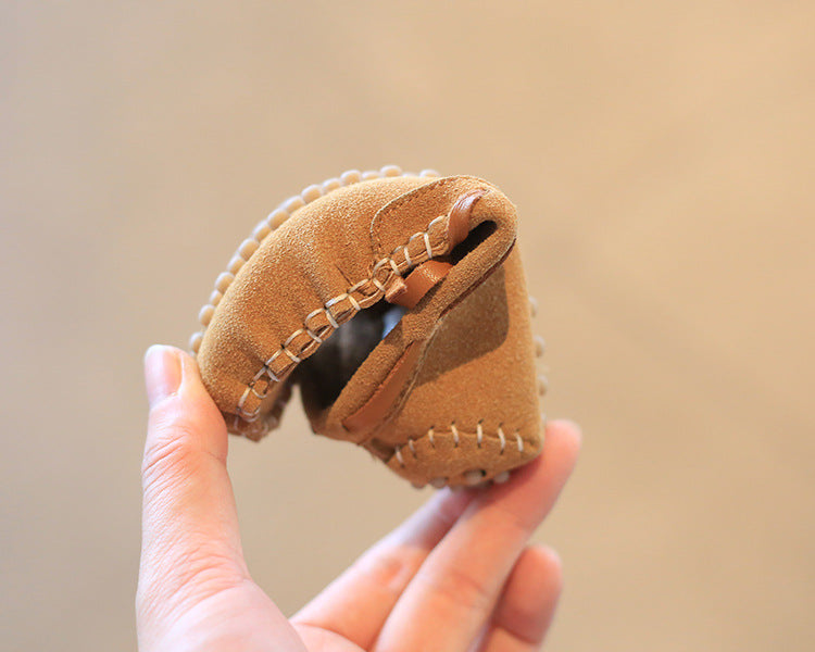Süsses Baby-Mädchen-Schuhe mit weicher Sohle