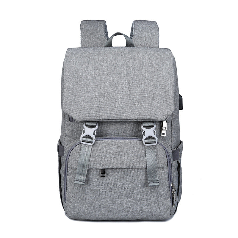 Rucksack für Mütter mit Reissverschluss & Schnalle – Bild 5 | LuxeStyle