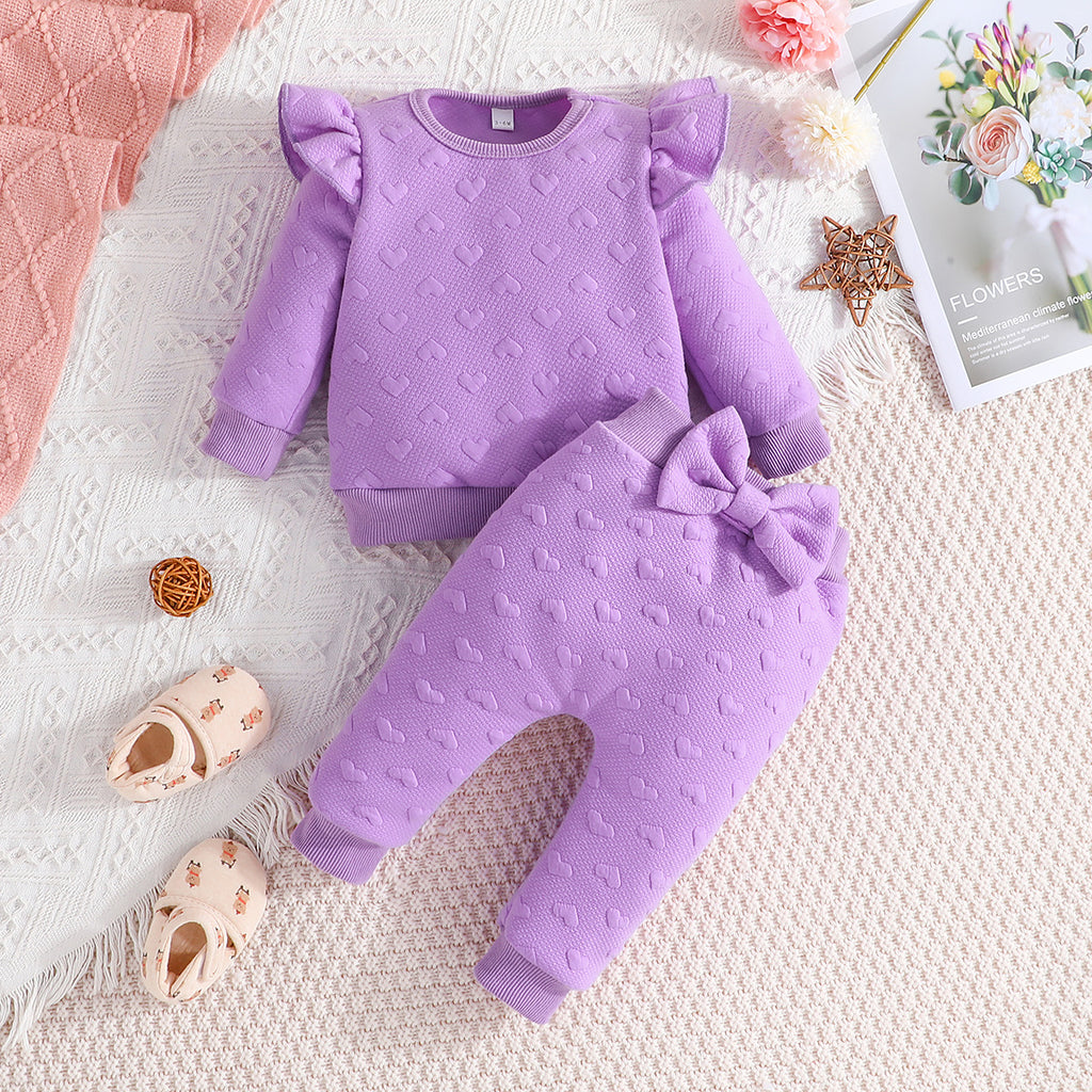 Baby-Set Langarmshirt und Hose | LuxeStyle