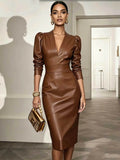 Schlanke Damenkleid