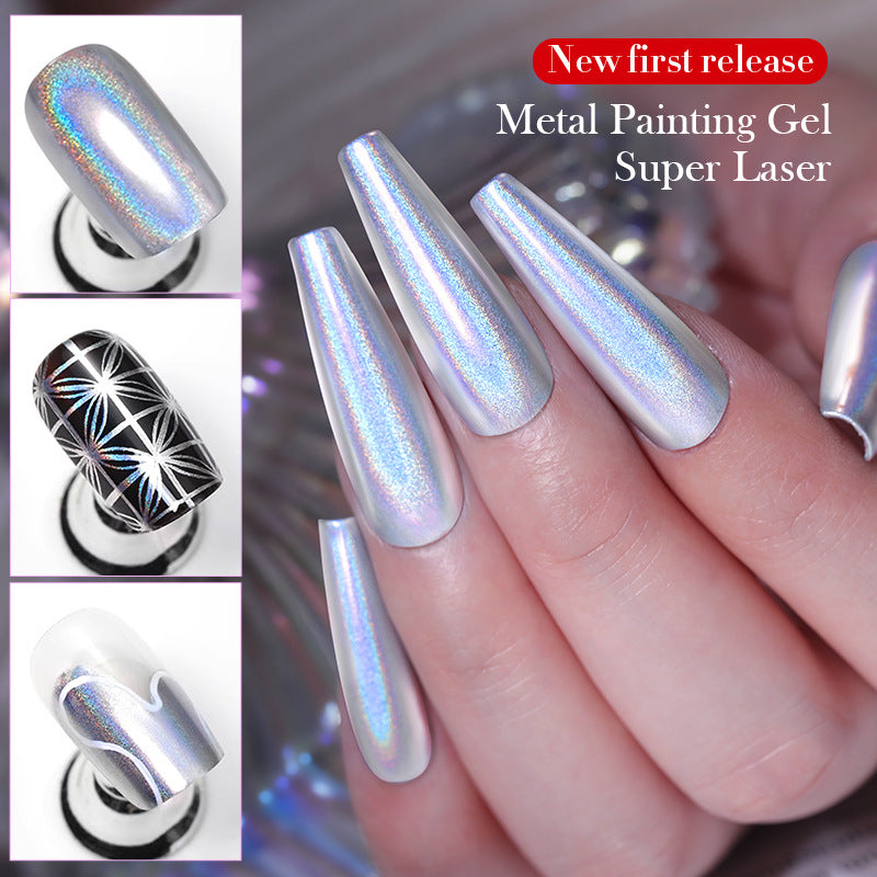Spiegelglanz-Metall-Silber für Nageldesign – Bild 3 | LuxeStyle
