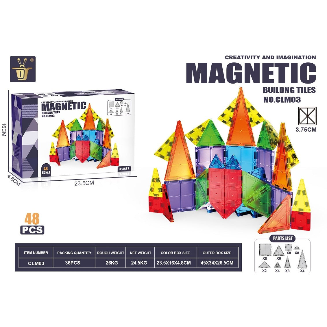 Magnetische Bausteine 20-Teilig – Bild 2 | LuxeStyle