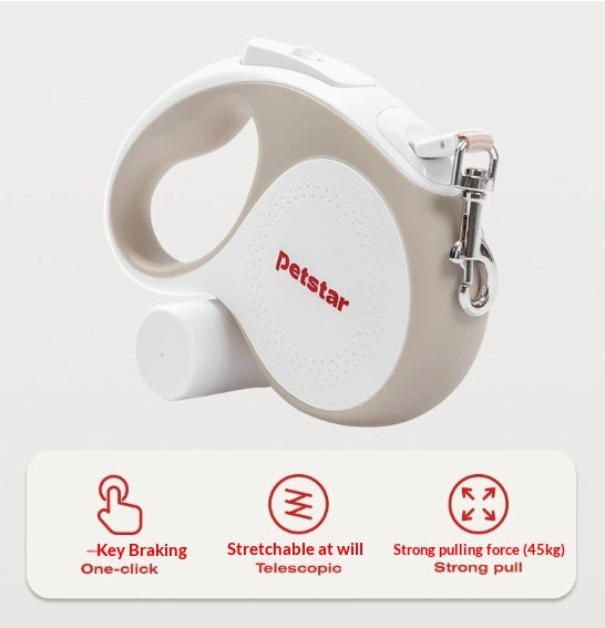 Automatische Einhandleine für Kleintiere