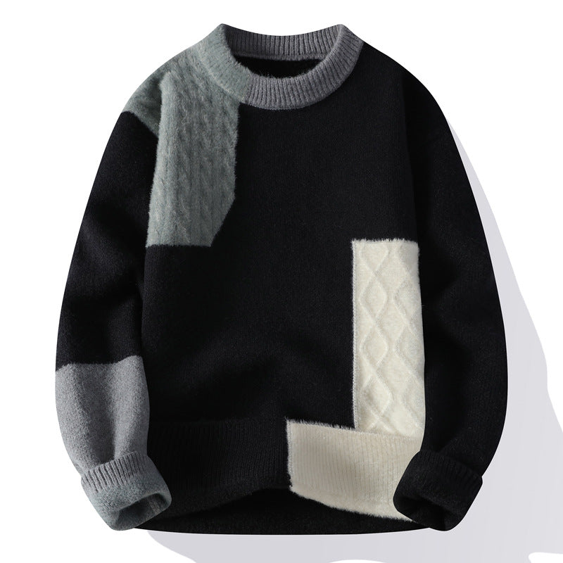 Herren Freizeit Pullover mit Rundhals