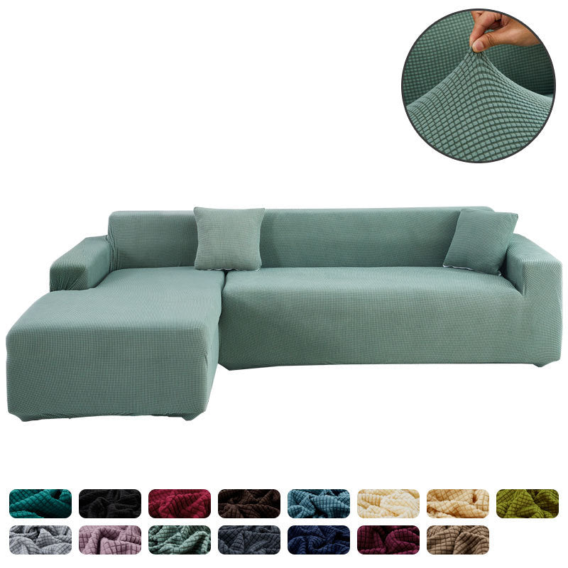 Elastischer Schonbezug für modulare Sofas
