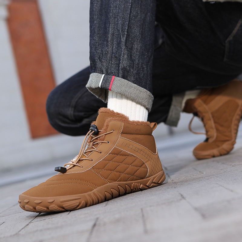 Winter-Baumwollschuhe aus Samt – Bild 3 | LuxeStyle