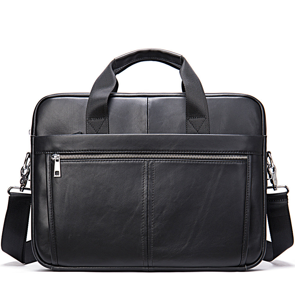 Herren Handtasche aus echtem Leder – Bild 5 | LuxeStyle