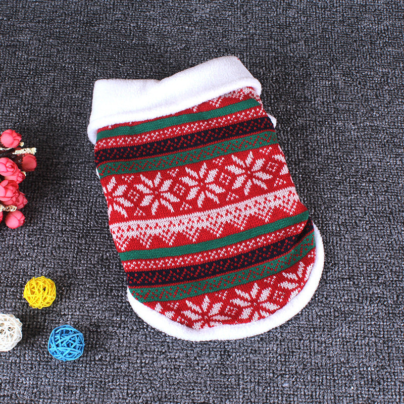 Hunde-Winterpullover mit Weihnachts-Jacquard – Bild 3 | LuxeStyle