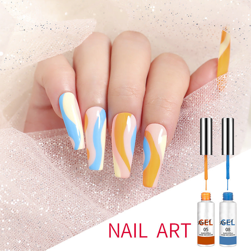 Maniküre 3D Spray Paint Gel – 12 Farben Set