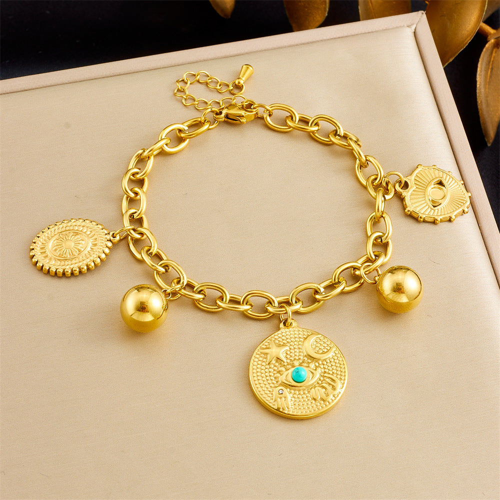Vintage Türkis-Herz-Armband – Bild 5 | LuxeStyle