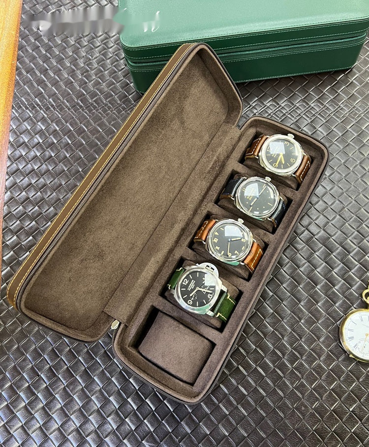 Samt Uhrenbox für 3 oder 5 Uhren – Bild 6 | LuxeStyle
