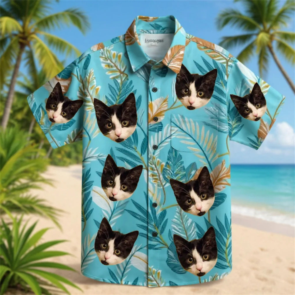 Aloha Hemd mit tropischem Blattmuster – Bild 4 | LuxeStyle