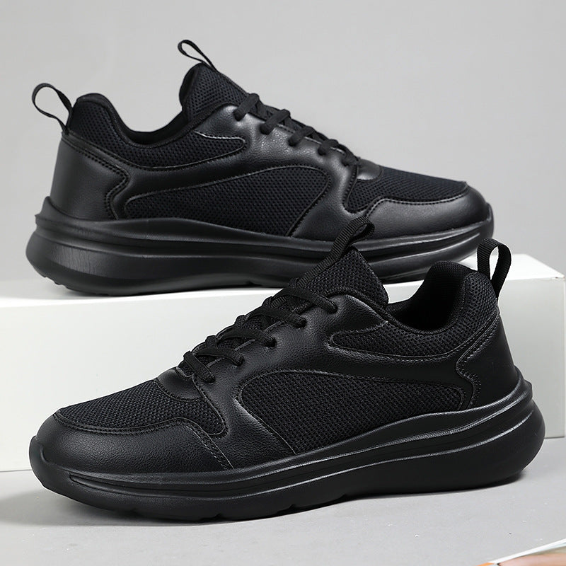 Unisex-Sneaker All Black mit Mesh-Design