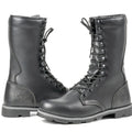 Schwarze Kampfstiefel