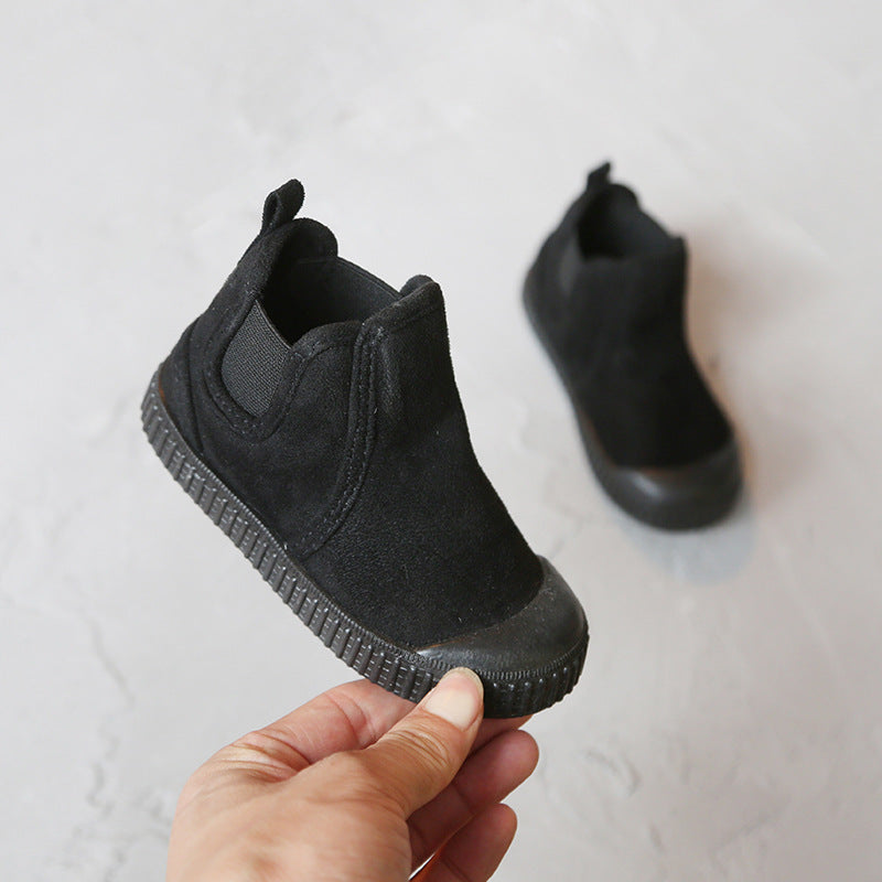 Warme Velour-Kinderschuhe
