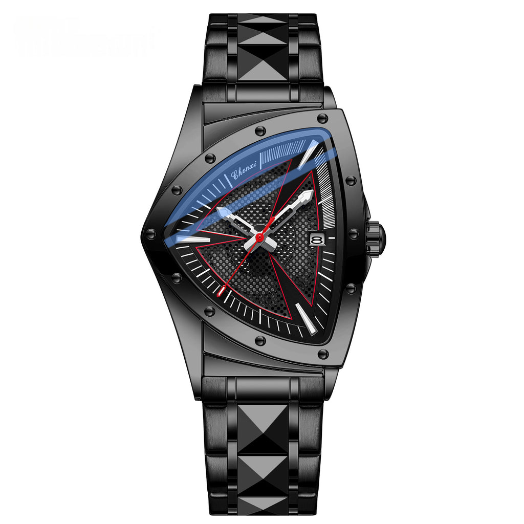 Herren-Armbanduhr mit Stahlband und Quarzwerk – Bild 7 | LuxeStyle