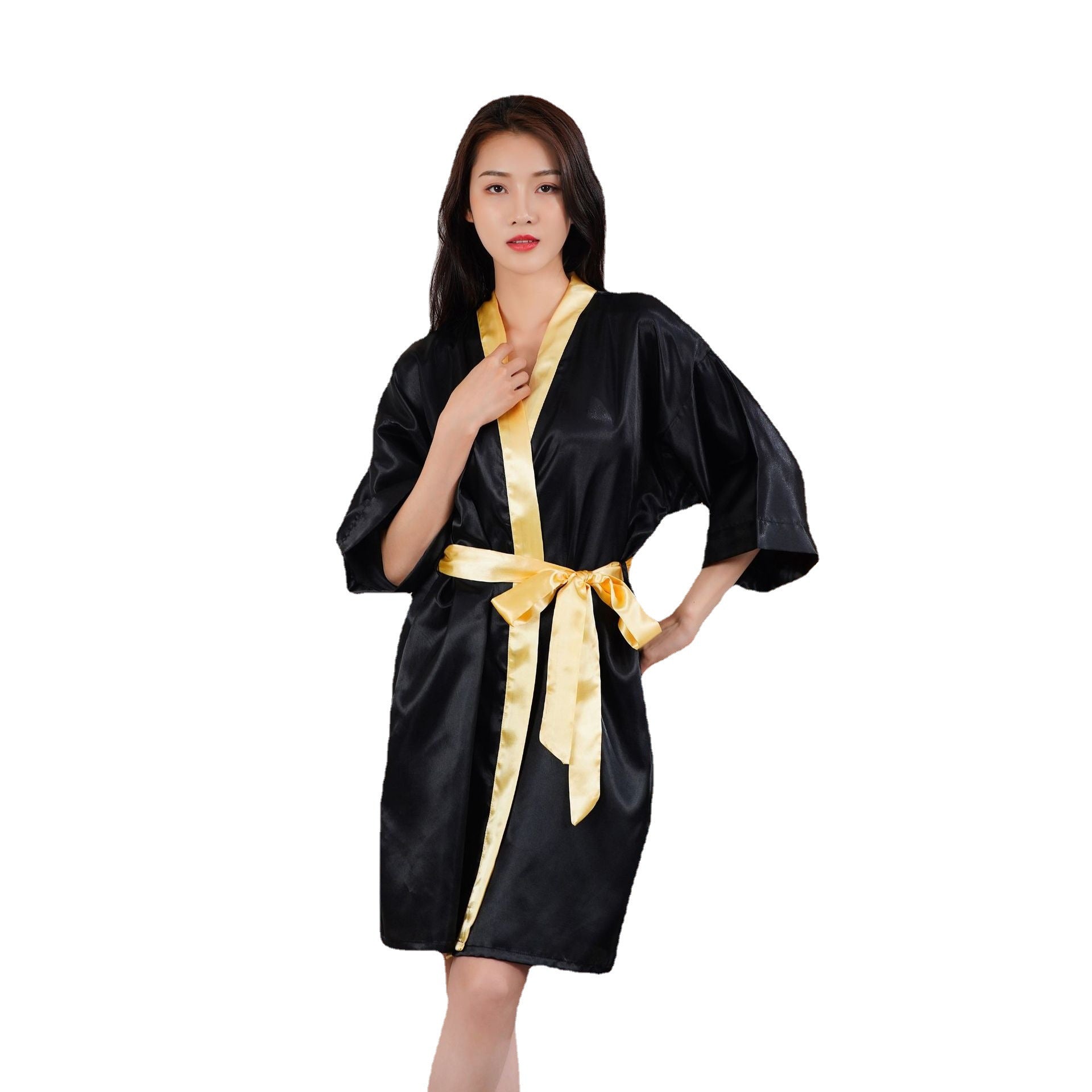 Elegante Morgenrobe aus Eisseide