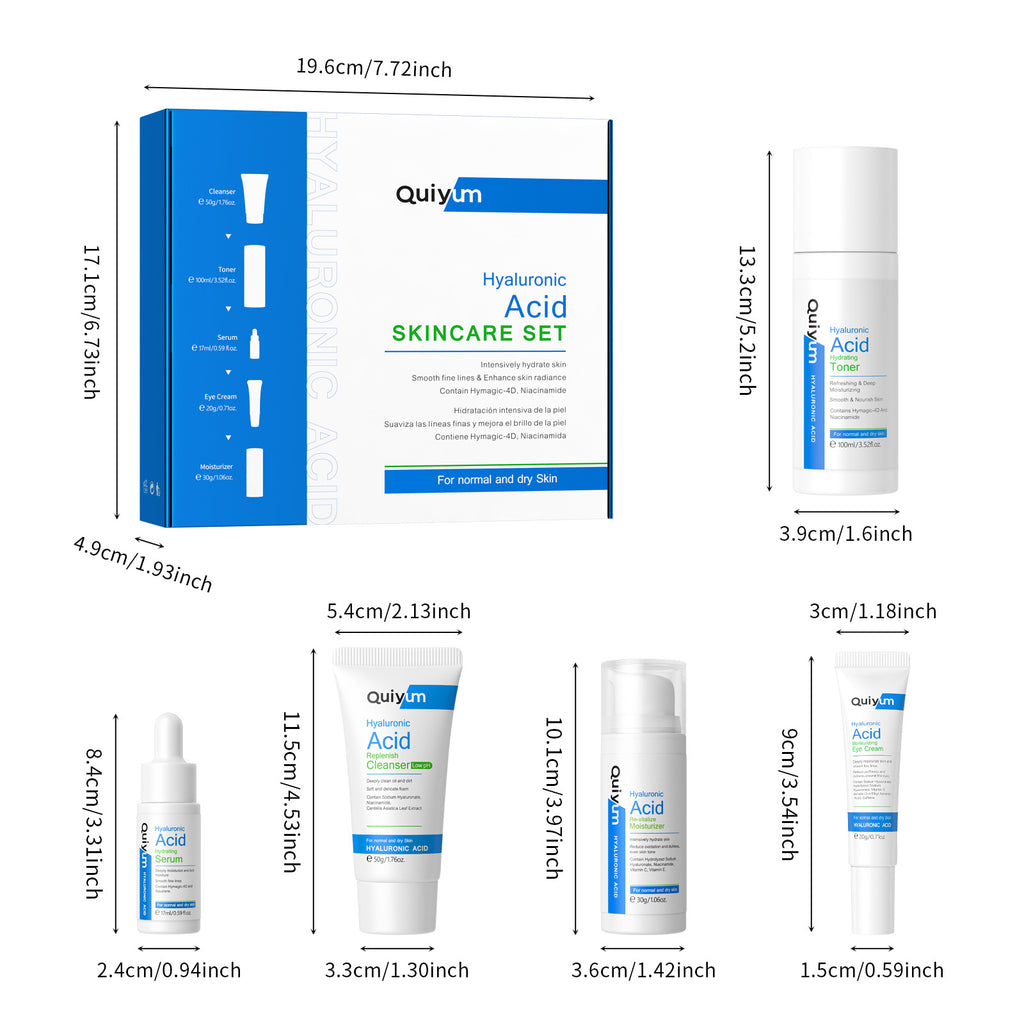 Hyaluronsäure Hautpflege 5er-Set – Bild 5 | LuxeStyle