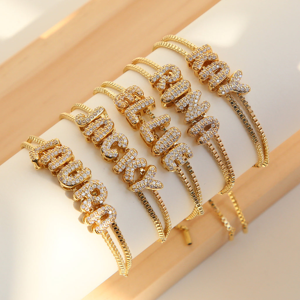 Mini Bubble-Armband – Kupfer, vergoldet – Bild 14 | LuxeStyle