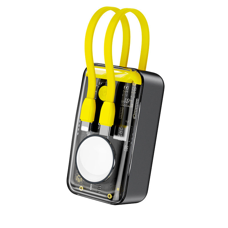 Transparente magnetische Powerbank