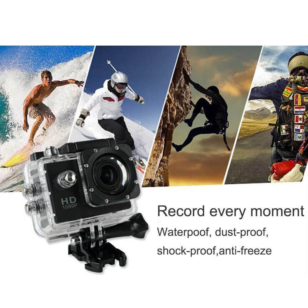 HD Action-Sportkamera 1080P wasserdicht