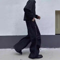 Pleated Wide-leg Denim Hose für Herren – Bild 1 | LuxeStyle