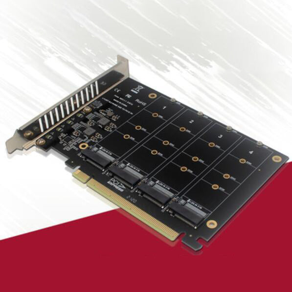 PCI-E X16 4-Disk Erweiterungskarte – Bild 2 | LuxeStyle