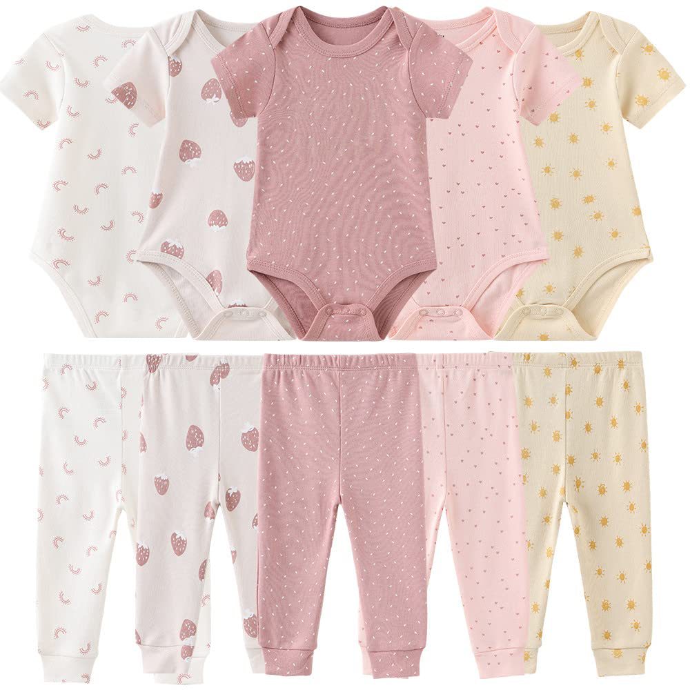 Baby Baumwoll-Onesie für Neugeborene – Bild 5 | LuxeStyle