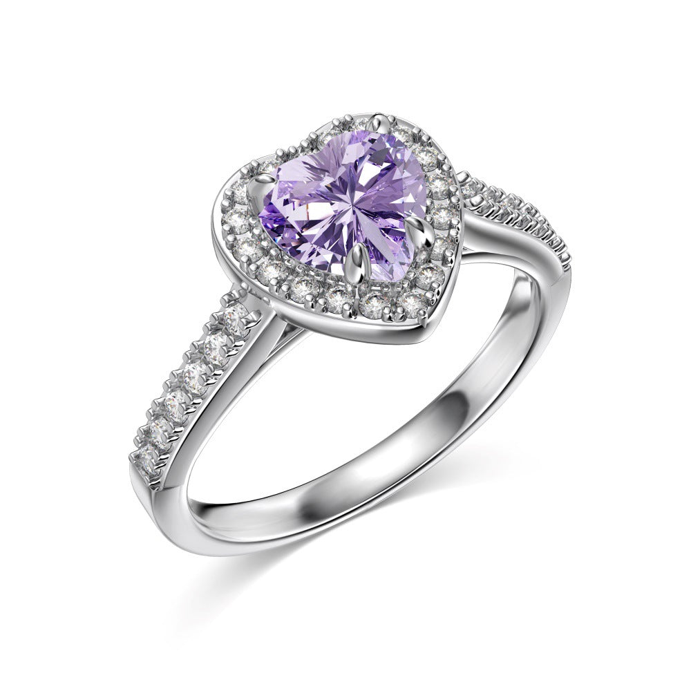 Sternzeichen Ring mit bunten Zirkonia aus Silber – Bild 5 | LuxeStyle