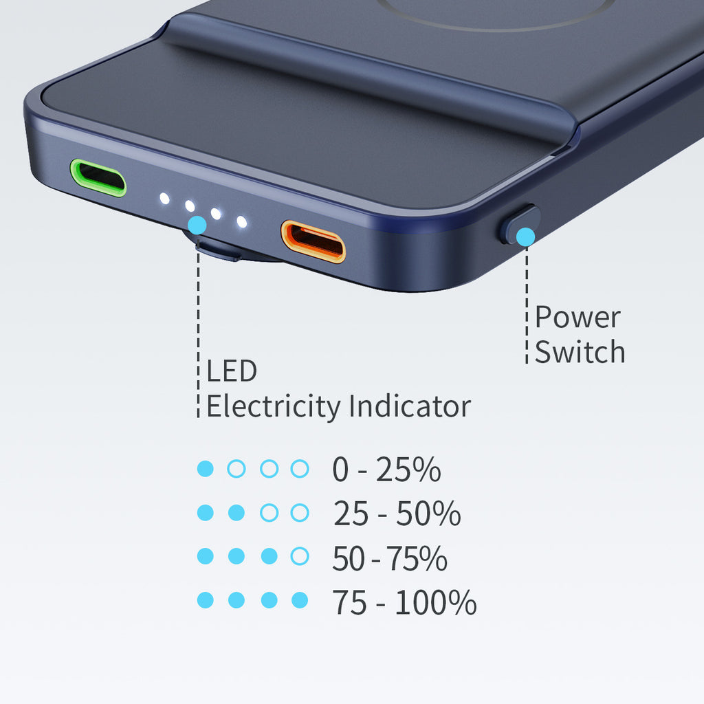Magnetische 3-in-1 Wireless Powerbank