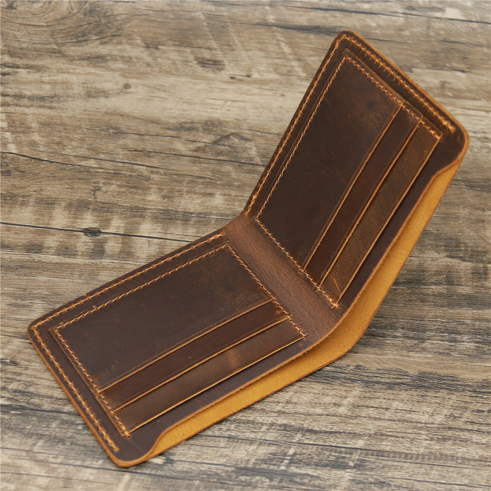 Herren Portemonnaie aus Crazy Horse Leder