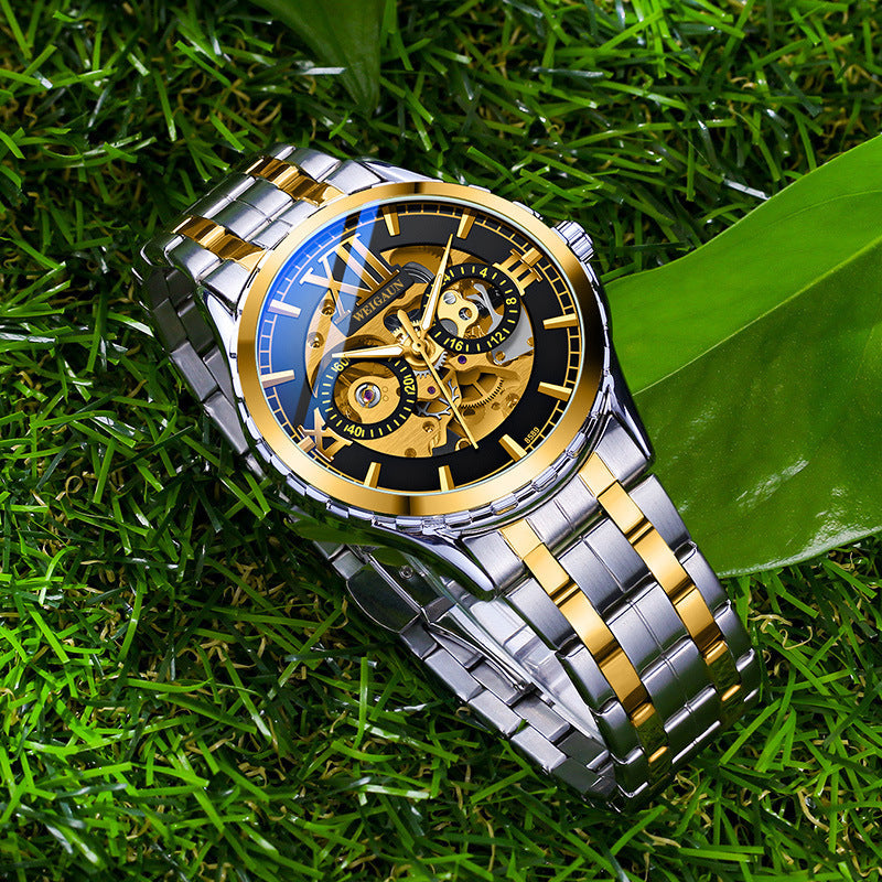 Mechanische Herrenuhr, wasserdicht, leuchtend – Bild 7 | LuxeStyle